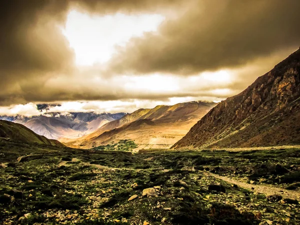 Landscape Nature Annapurna Conservation Area Nepal — Stock Photo, Image