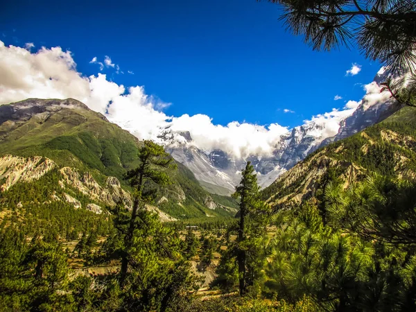 Paisagem Natureza Área Conservação Annapurna Nepal — Fotografia de Stock