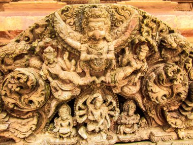 Manzara ve doğa Annapurna koruma alanında Nepal