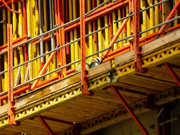 Tel Aviv Israel Abril 2018 Vista Canteiro Obras Novo Edifício — Fotografia de Stock