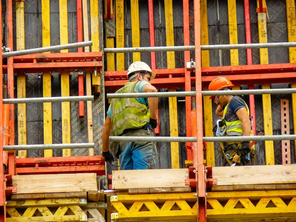 Tel Aviv Israel Abril 2018 Vista Una Obra Construcción Nuevo — Foto de Stock