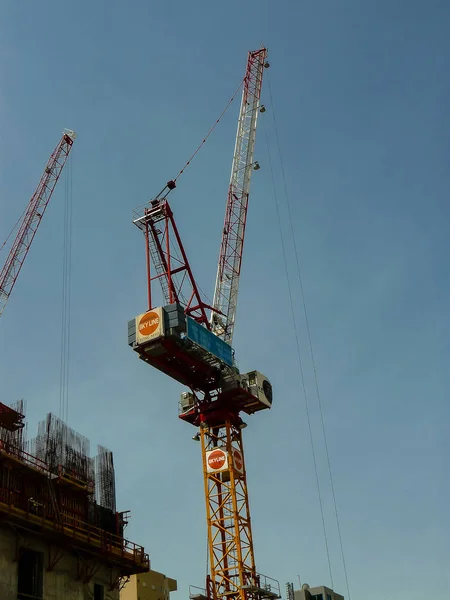 Tel Aviv Israel April 2018 View Construction Site New Building — Stock Photo, Image