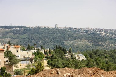 Kudüs İsrail 13 Nisan 2018 panoramik şehir Kudüs İsrail öğleden sonra