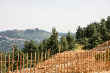 Kudüs İsrail 13 Nisan 2018 panoramik şehir Kudüs İsrail öğleden sonra