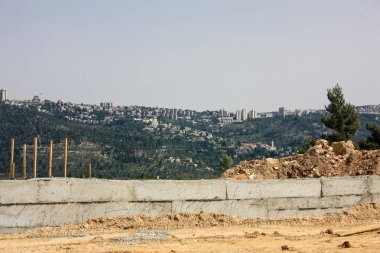 Kudüs İsrail 13 Nisan 2018 panoramik şehir Kudüs İsrail öğleden sonra