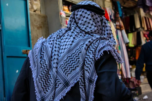 Jerusalén Israel Abril 2018 Vista Gente Desconocida Caminando Por Puerta — Foto de Stock