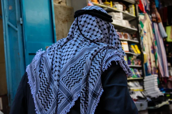 Jerusalén Israel Abril 2018 Vista Gente Desconocida Caminando Por Puerta — Foto de Stock