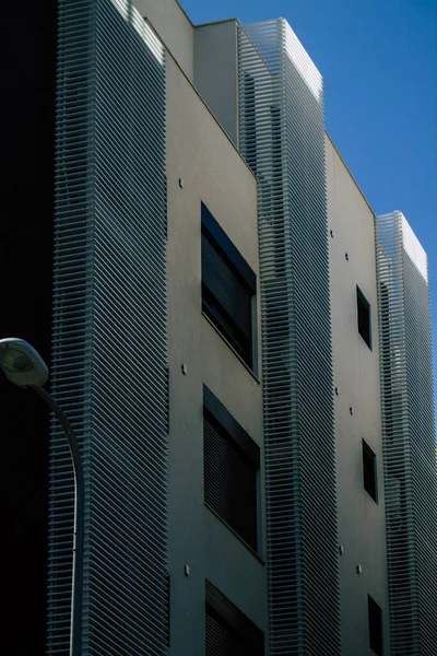 Tel Aviv Israel Února 2020 Pohled Fasádu Moderních Budov Ulicích — Stock fotografie
