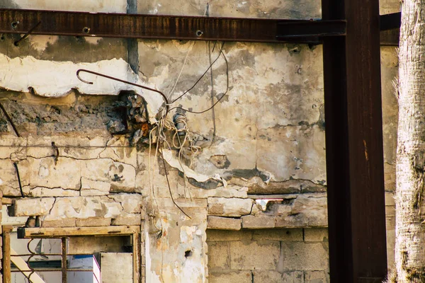 Тель Авів Ізраїль Лютого 2020 Вид Старого Покинутого Будинку Зруйнований — стокове фото