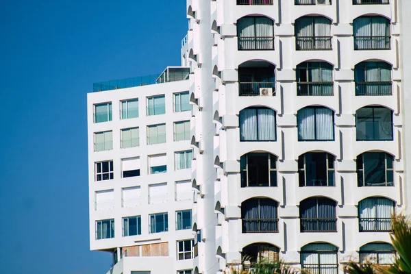 Tel Aviv Israel February 2020 View Facade Modern Buildings Streets — Stock Photo, Image