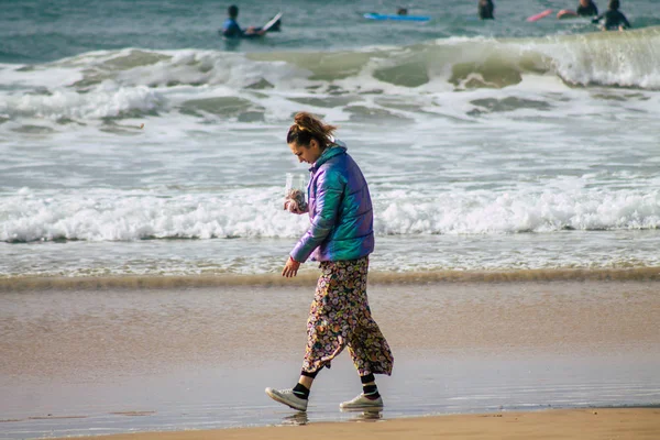 Tel Aviv Israël Février 2020 Vue Des Israéliens Non Identifiés — Photo