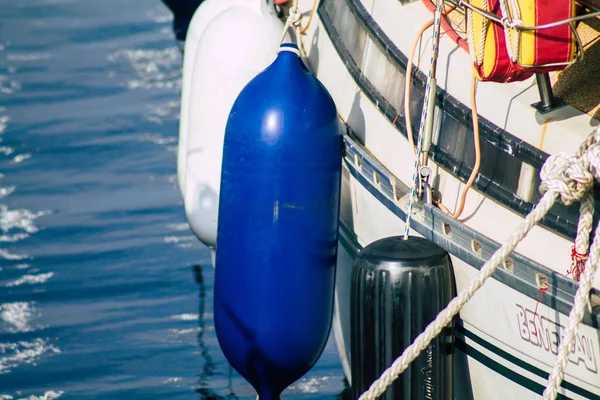 Tel Aviv Israel February 2020 View Boats Moored Tel Aviv — Stock Photo, Image