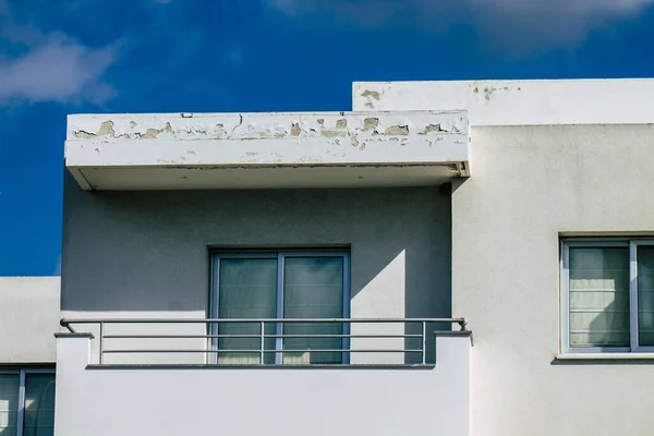 Paphos Chipre Fevereiro 2020 Vista Uma Fachada Edifício Nas Ruas — Fotografia de Stock