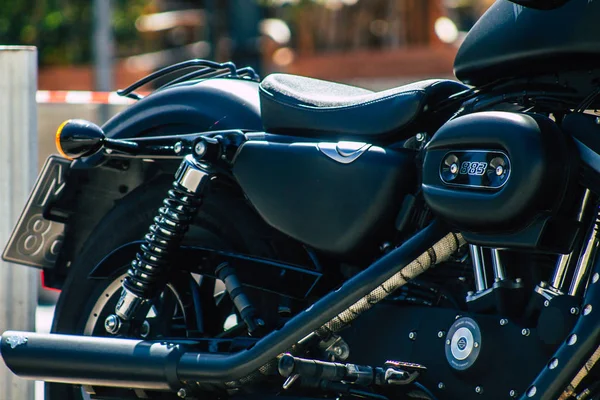 Paphos Zypern März 2020 Blick Auf Ein Harley Davidson Motorrad — Stockfoto