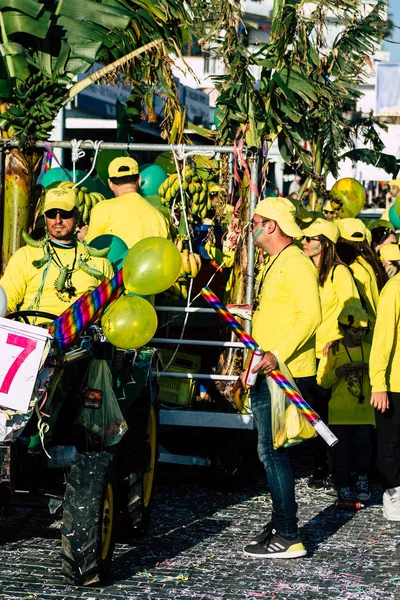 Paphos Cipro Marzo 2020 Veduta Persone Non Identificate Che Partecipano — Foto Stock