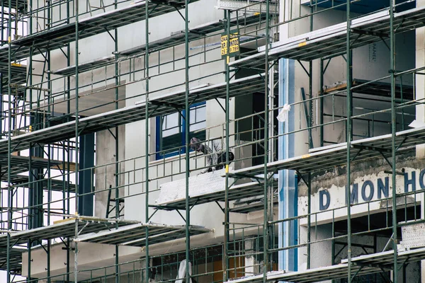 Paphos Zypern März 2020 Blick Auf Ein Neues Gebäude Bau — Stockfoto