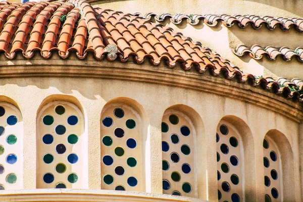 Paphos Zypern Februar 2020 Blick Auf Eine Orthodoxe Kirche Der — Stockfoto