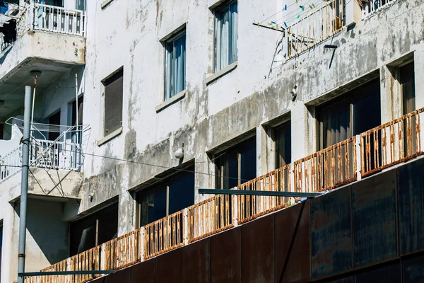 Paphos Chypre Mars 2020 Vue Une Façade Bâtiment Moderne Dans — Photo