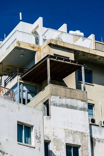 Пафос Кипр Марта 2020 Вид Фасад Современного Здания Улицах Пафоса — стоковое фото