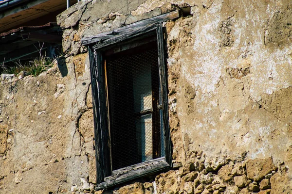 Paphos Chypre Mars 2020 Vue Une Vieille Maison Abandonnée Détruite — Photo
