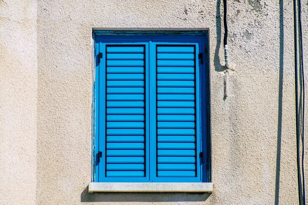 Paphos Chipre Marzo 2020 Vista Una Fachada Edificio Las Calles — Foto de Stock