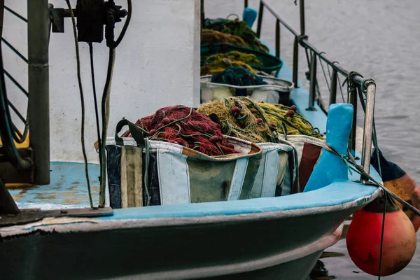 Limassol Zypern März 2020 Blick Auf Boote Die Nachmittag Der — Stockfoto