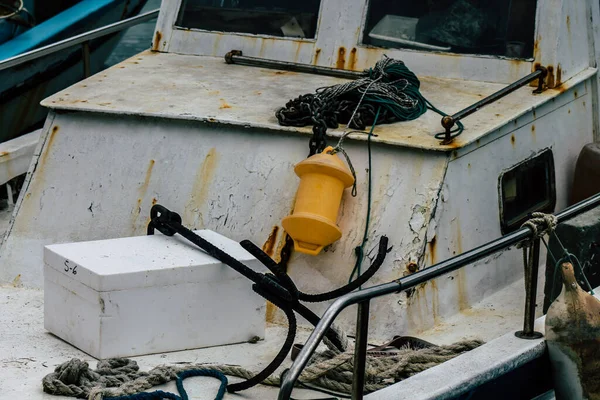 Limassol Cyprus March 2020 View Boats Moored Marina Limassol Afternoon — Stock Photo, Image