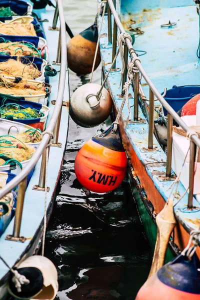 Limassol Zypern März 2020 Blick Auf Boote Die Nachmittag Der — Stockfoto