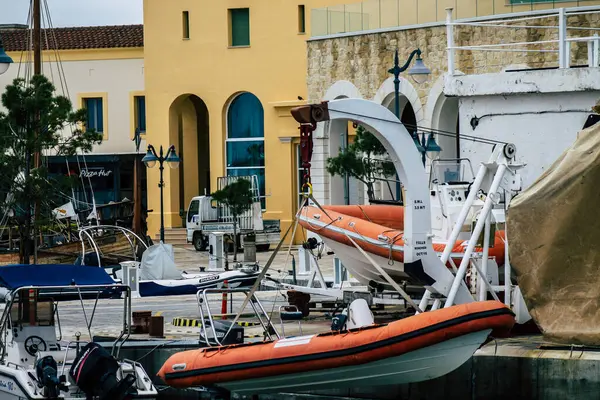 Limassol Ciprus Március 2020 Tekintse Meg Hajók Kikötve Marina Limassol — Stock Fotó