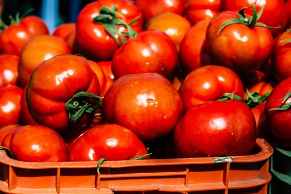 Limassol Cypern Mars 2020 Olika Grönsaker Som Säljs Marknaden Limassol — Stockfoto