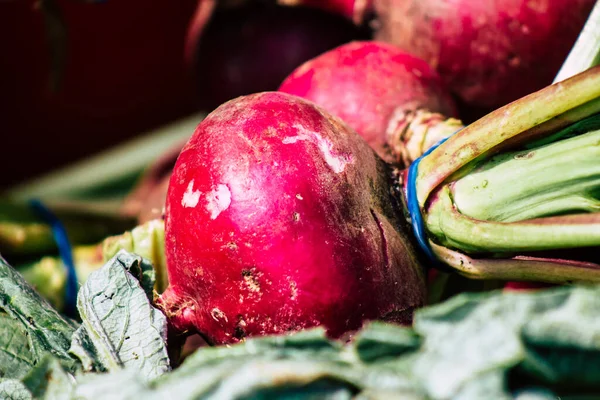 리마솔 사이프러스 2020 리마솔 시장에서 판매되는 야채의 — 스톡 사진