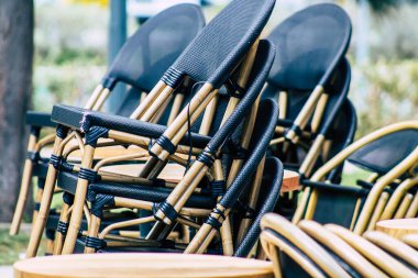 Limasol Kıbrıs Rum Kesimi 16 Mart 2020 Coronavirüs salgını nedeniyle bazı kuruluşların hükümet tarafından kamuoyuna kapalı tutulması