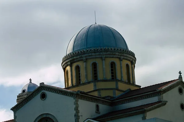 Limassol Zypern März 2020 Blick Auf Eine Orthodoxe Kirche Der — Stockfoto