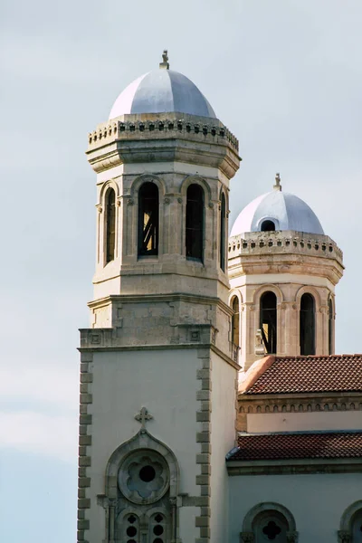 Limassol Zypern März 2020 Blick Auf Eine Orthodoxe Kirche Der — Stockfoto