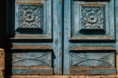 Limasol Kıbrıs Rum Kesimi 24 Mart 2020 Kıbrıs Rum Kesimi 'nin Limasol adasındaki eski bir evin cephesi