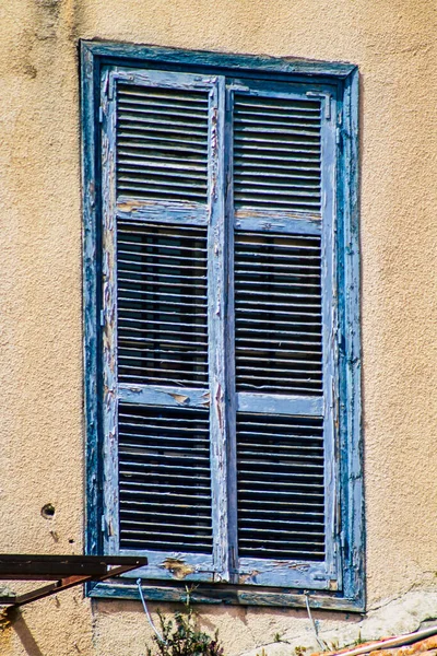 Лимассол Кипр Марта 2020 Вид Фасад Старого Дома Улицах Лимассола — стоковое фото