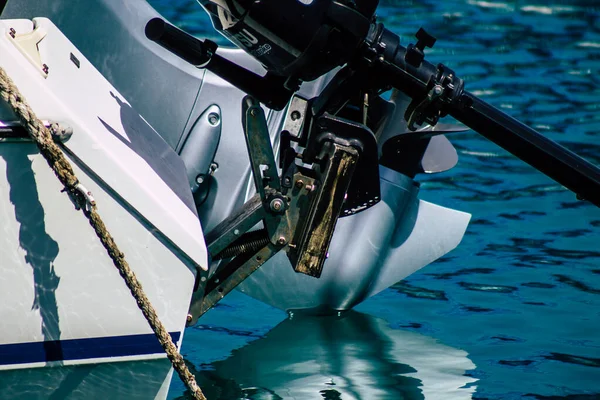 리마솔 사이프러스 2020 로스섬 리마솔의 마리나에 모터가 막히다 — 스톡 사진