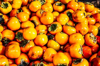 Kudüs İsrail, 18 Ağustos 2018 Mahane Yehuda Pazarı 'nda satılan çeşitli meyvelerin yakın çekimi, Shuk olarak da bilinir, Kudüs' te bir pazar yeri ve Orta Doğu 'nun en ünlülerinden biridir.