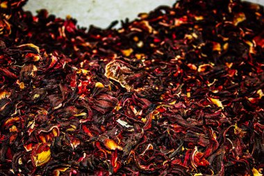 Kudüs İsrail, 18 Ağustos 2018 Mahane Yehuda Pazarı 'nda satılan çeşitli baharatların yakın çekimi, Shuk olarak da bilinir, Kudüs' te bir pazar yeri ve Orta Doğu 'nun en ünlülerinden biridir.