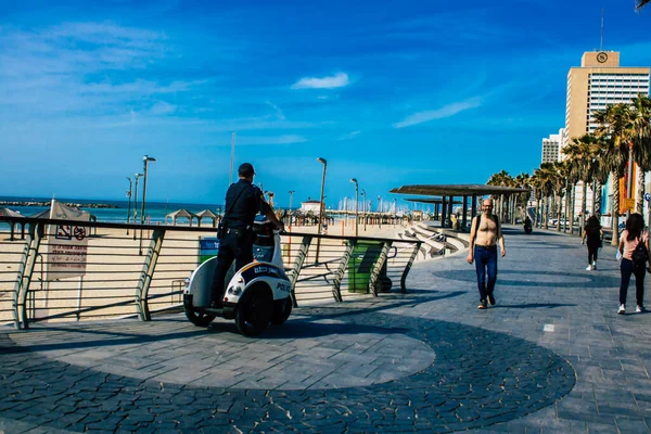 00512 Tel Aviv Israel April 2020 View Israeli Police Force — Stock Photo, Image