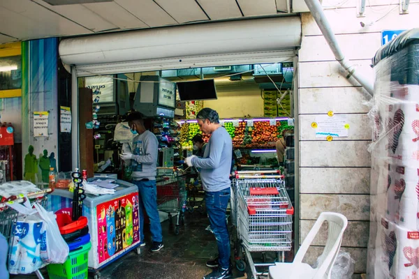 Tel Aviv Israel April 2020 View Unidentified People Shopping Tel — Stock Photo, Image