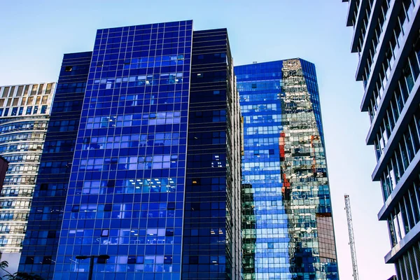 Tel Aviv Israel January 2018 View Facade Modern Building Streets — Stock Photo, Image