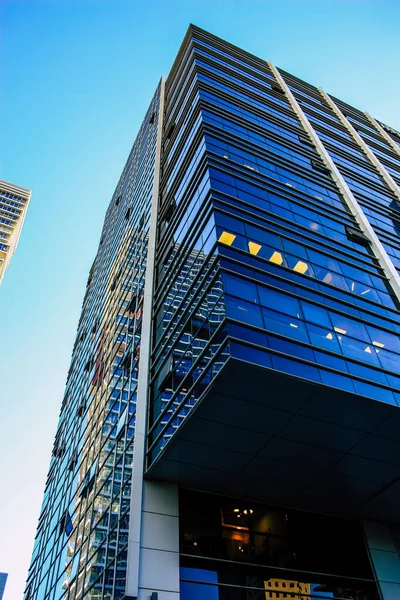 Tel Aviv Israel January 2018 View Facade Modern Building Streets — Stock Photo, Image