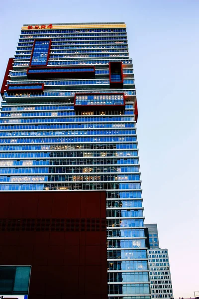 Tel Aviv Israel Január 2018 View Facade Modern Building Street — Stock Fotó