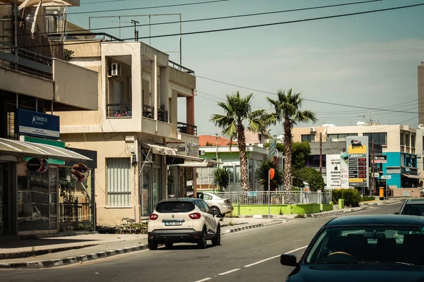 Limassol Кіпр Квітня 2020 Вид Порожні Вулиці Лімасола Під Час — стокове фото