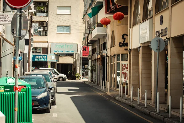 Limassol Zypern April 2020 Blick Auf Leere Straßen Von Limassol — Stockfoto