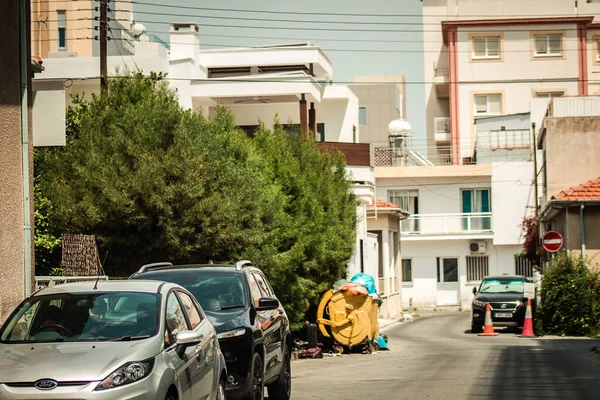 Λεμεσός Κύπρος Απριλίου 2020 Άποψη Των Άδειων Δρόμων Της Λεμεσού — Φωτογραφία Αρχείου