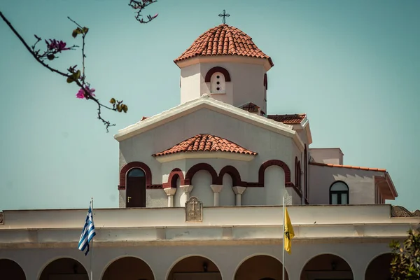 Limassol Kypr Dubna 2020 Pohled Ortodoxní Kostel Limassolu Odpoledních Hodinách — Stock fotografie