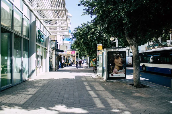 Tel Aviv Israel Abril 2020 Vista Pessoas Não Identificadas Andando — Fotografia de Stock