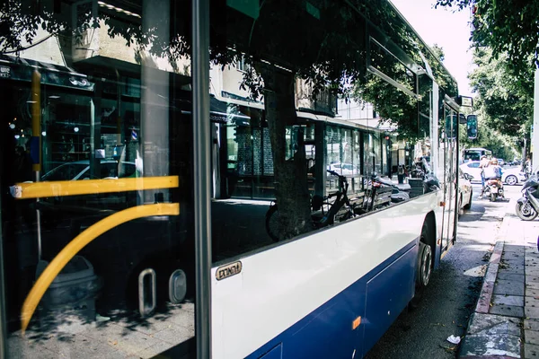 Tel Aviv Israel Maj 2020 View Israeli Public City Bus — Stockfoto